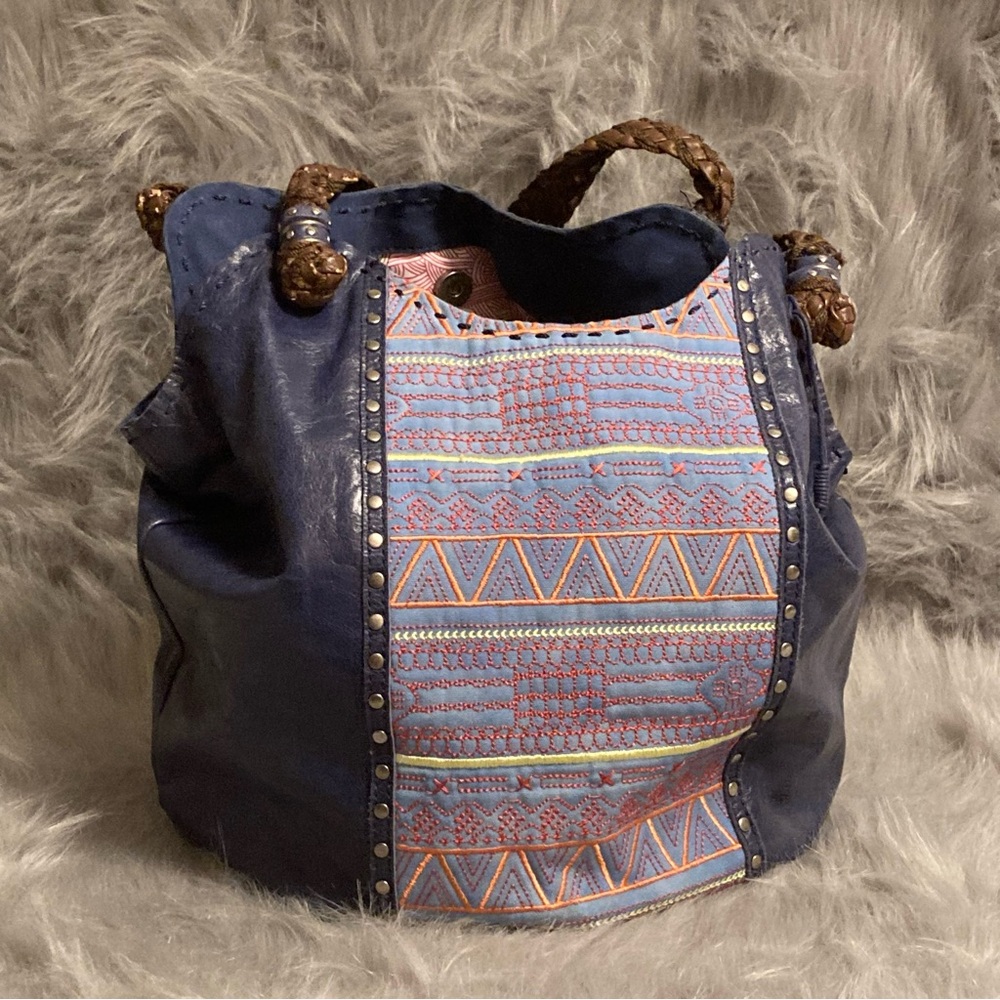 THE SAK Vegan Leather Handbag with Aztec Panel